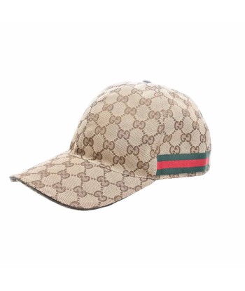 Gucci GG canvas sherry baseball cap beige sur le site 