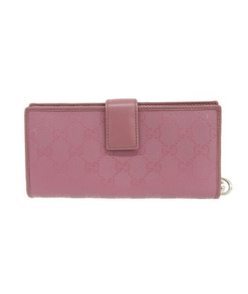 Gucci GG imprime zip around bi-fold wallet pink PVC En savoir plus