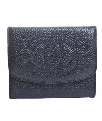 CHANEL Caviar Skin Coco Mark Coin Case Black l'évolution des habitudes 