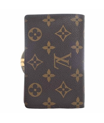 LOUIS VUITTON Monogram Portofeuil Vienova Gamaguchi Bi-Fold Wallet Brown PVC Leather offre 