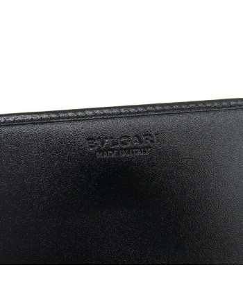 BVLGARI Bvlgari Weekend Card Case Business Holder Black PVC en ligne des produits 