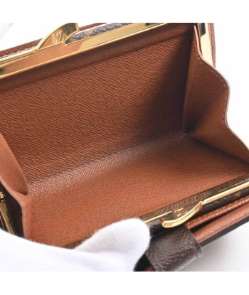 LOUIS VUITTON Monogram Portofeuil Vienova Gamaguchi Bi-Fold Wallet Brown PVC Leather offre 