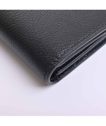 Balenciaga Leather Ville Bi-Fold Wallet Black Découvrez la collection