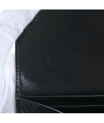 Balenciaga Leather Ville Bi-Fold Wallet Black Découvrez la collection