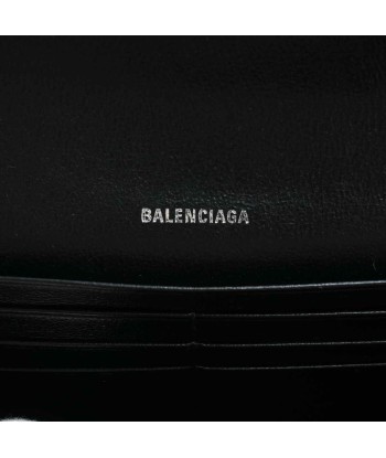 Balenciaga Leather Ville Bi-Fold Wallet Black Découvrez la collection