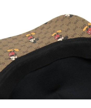 Gucci Mini GG Baseball Cap Mesh Disney Collaboration Mickey Mouse Brown / Black PVC Comparez plus de prix