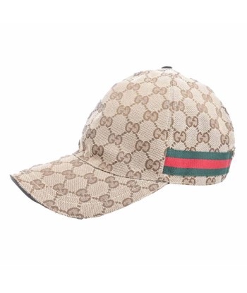 Gucci GG canvas sherry baseball cap beige français