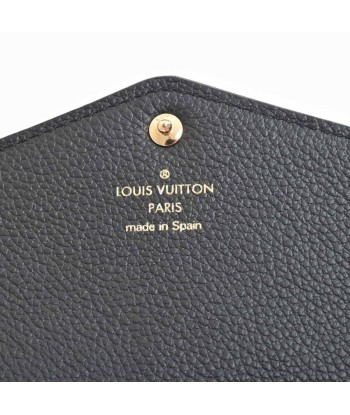 LOUIS VUITTON Louis Vuitton Bicolor Amplant Portofeuil Sara Long Wallet Black / Beige Leather Voir les baskets