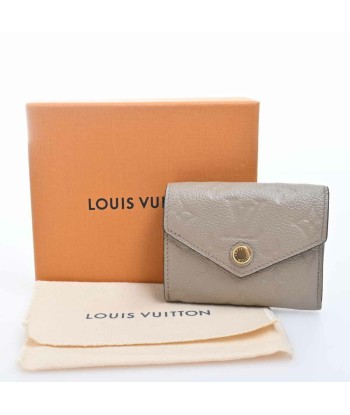 LOUIS VUITTON Louis Vuitton Amplant Portofeuil Zoe Tri-Fold Wallet Beige Leather Paris Déstockage Promo