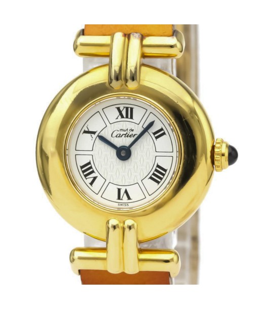 Cartier Colisee Quartz Gold Plated Women's Dress Watch destockage