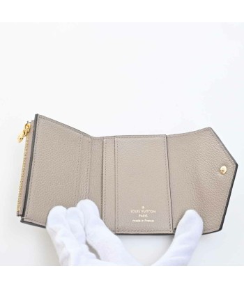 LOUIS VUITTON Louis Vuitton Amplant Portofeuil Zoe Tri-Fold Wallet Beige Leather Paris Déstockage Promo