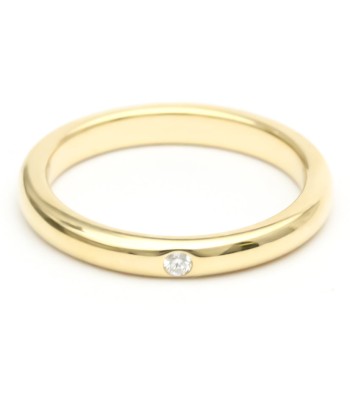 Tiffany Stacking Band Ring Elsa Peretti Yellow Gold (18K) Fashion Diamond Band Ring Carat/0.02 Gold meilleur choix