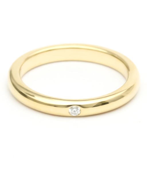 Tiffany Stacking Band Ring Elsa Peretti Yellow Gold (18K) Fashion Diamond Band Ring Carat/0.02 Gold meilleur choix