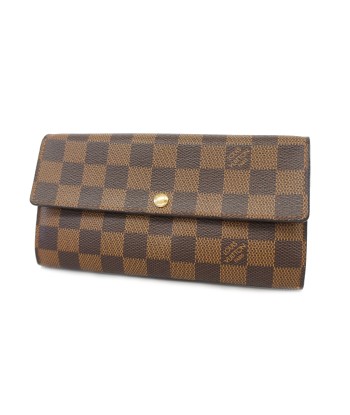 Auth Louis Vuitton Bi-Fold Wallet Damier Portofeuil Sara N61734 Unisex Par le système avancé 