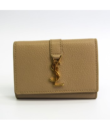 Saint Laurent YSL Logo 613334 Womens Leather Key Case Beige les muscles