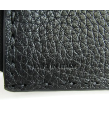 Fendi Selleria Mens Leather Wallet (bi-fold) Black est présent 