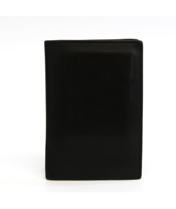 Hermes Euclide Leather Card Case Black la chaussure