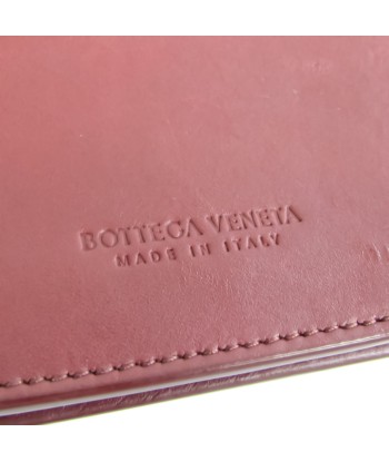 Bottega Veneta Intrecciato Leather Business Card Case Red Color vente chaude votre 