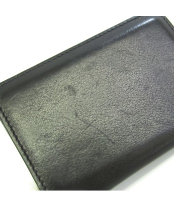 Hermes Euclide Leather Card Case Black la chaussure