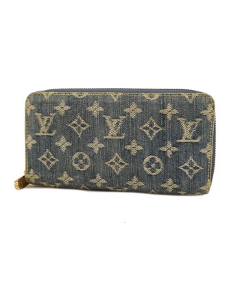 Auth Louis Vuitton Monogram Denim Zippy Wallet M95341 Womens Long Wallet Jusqu'à 80% De Réduction