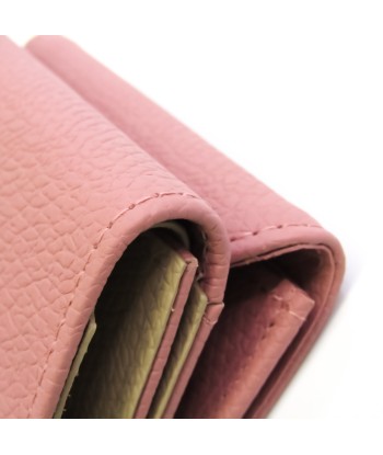 Longchamp Roseau Women's Leather Wallet (tri-fold) Pink sur le site 