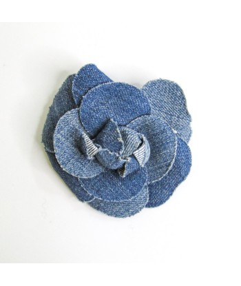 Chanel Camellia Denim Cotton Corsage Blue d'Europe débarque