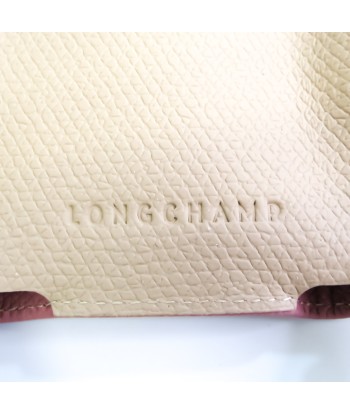 Longchamp Roseau Women's Leather Wallet (tri-fold) Pink sur le site 