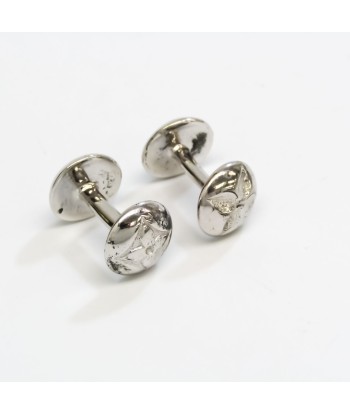 Louis Vuitton Silver 925 Cufflinks Silver M64601 Véritable concentré