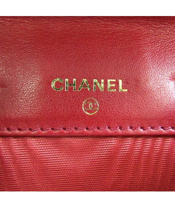 Chanel Womens Caviar Leather Wallet (bi-fold) Red Color sélection de produits