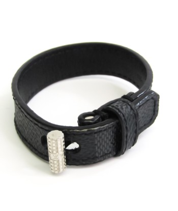 Louis Vuitton Damier Graphite Cuffit bracelet M6690E Damier Graphite Bracelet Damier Graphite de l' environnement