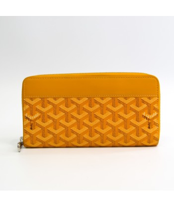 Goyard Matignon Unisex Leather Long Wallet (bi-fold) Yellow france