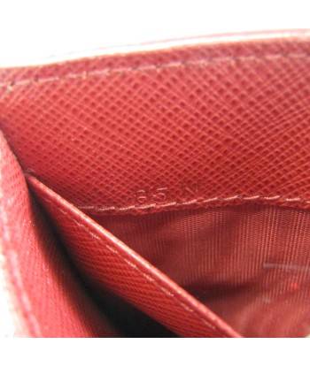 Prada Saffiano 1MH021 Women's Leather Wallet (tri-fold) Red Color de l' environnement