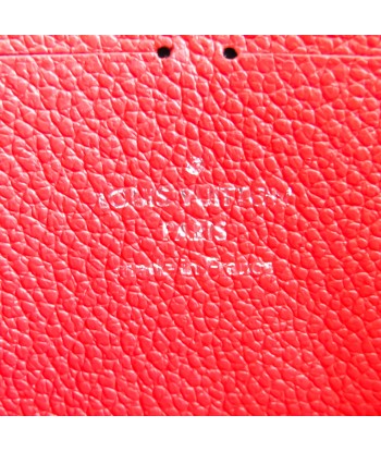 Louis Vuitton Monogram Empreinte Zippy Wallet M41858 Women's Monogram Empreinte Long Wallet (bi-fold) Poppy Petal destockage