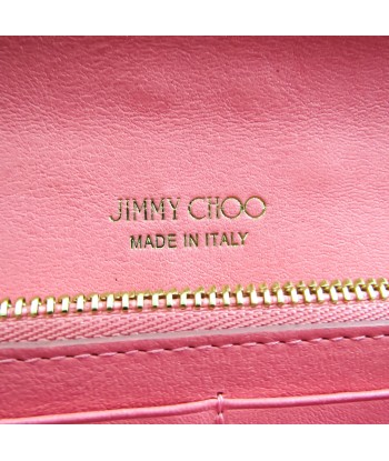 Jimmy Choo MILLA Womens Leather Chain/Shoulder Wallet Pink vente chaude votre 