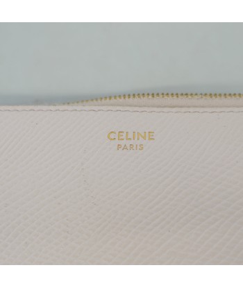 Auth Celine long bi-fold wallet leather pink gold metal en ligne des produits 