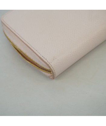 Auth Celine long bi-fold wallet leather pink gold metal en ligne des produits 