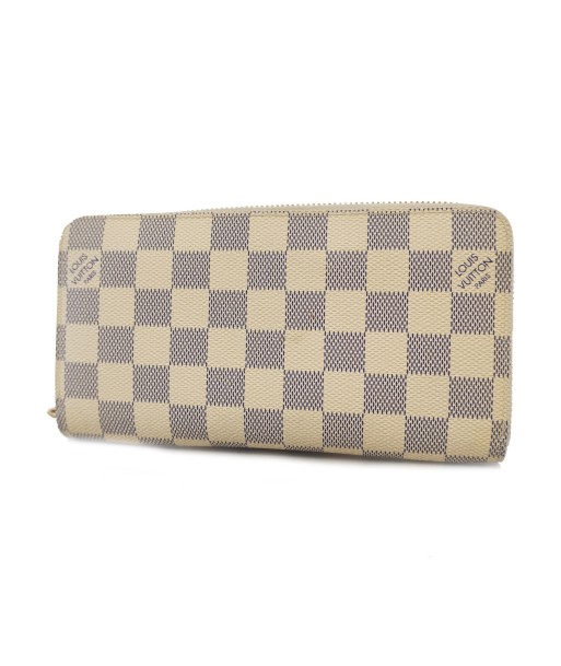 Auth Louis Vuitton Purse Damier Azur Zippy Wallet N60019 Livraison rapide