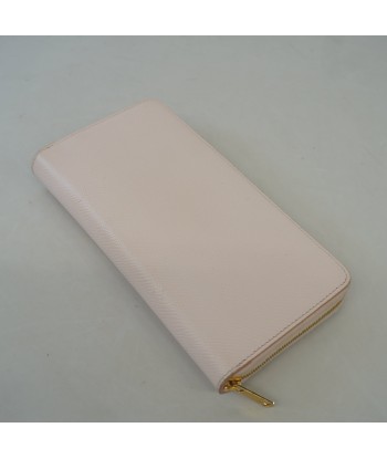 Auth Celine long bi-fold wallet leather pink gold metal en ligne des produits 