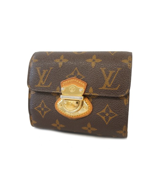 Auth Louis Vuitton Tri-Fold Wallet Monogram Portofeuil Joy M60211 offre 