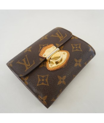 Auth Louis Vuitton Tri-Fold Wallet Monogram Portofeuil Joy M60211 offre 