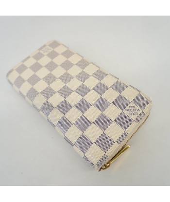 Auth Louis Vuitton Purse Damier Azur Zippy Wallet N60019 Livraison rapide