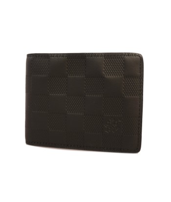 Auth Louis Vuitton Damier Infini Slender Wallet N63263 Amélioration de cerveau avec