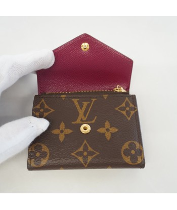 Auth Louis Vuitton Tri-Fold Wallet Monogram Portofeuil Zoe M62932 Fuchsia suggérées chez