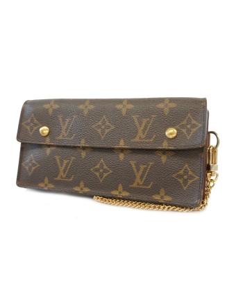 Auth Louis Vuitton Monogram M58008 Mens Long Wallet (bi-fold) Amélioration de cerveau avec