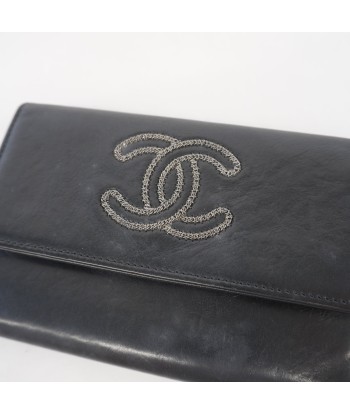 Auth Chanel Bi-fold Wallet Womens Lambskin Wallet (bi-fold) Black l'évolution des habitudes 