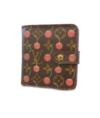 Auth Louis Vuitton Monogram Cherry Compact Zip M95005 Womens Wallet (bi-fold) france