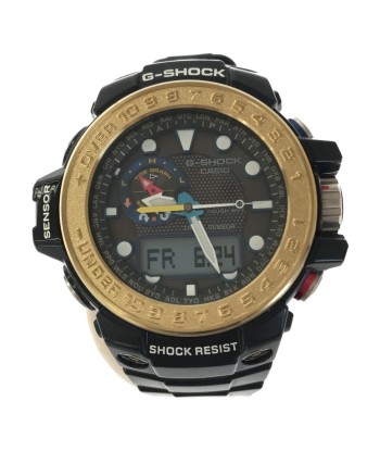 CASIO Casio G-SHOCK GULFMASTER Triple Sensor GWN-1000F-2AJF watch tough solar radio clock mens gold navy est présent 