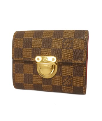 Auth Louis Vuitton Damier Portefeuille Koala N60005 Womens Wallet (tri-fold) brillant des détails fins