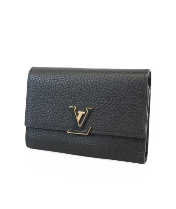 Auth Louis Vuitton Taurillon Portofeuil Capsine M80795 Womens Wallet (tri-fold) français