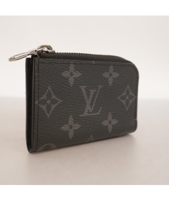 Auth Louis Vuitton Monogram Eclipse Porto Monezur M63536 Mens Coin Purse soldes